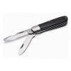 Нож монтерский малый складной с прямым лезвием и отверткой НМ-08