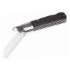 Нож монтерский большой складной с лезвием для разделки оболочек кабеля НМ-09 КВТ